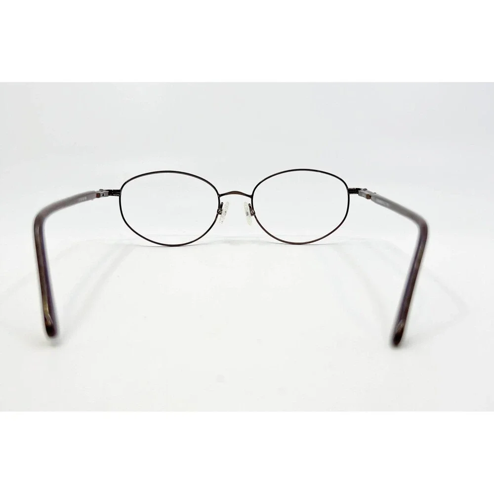 Fundamentals Eyeglasses Frames Womens Brown Oval F108 51-18-140 51mm